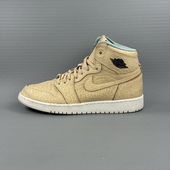 Nike Air Jordan 1 Retro High OG GG SZ 6.5Y Pearl Sand Dune GS 743957 207 2014 - Picture 1 of 10